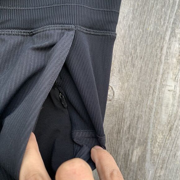LULULEMON Dance Studio Pants Womens Sz 10 Black Stretch - Picture 8 of 11